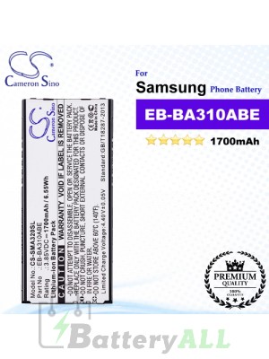 CS-SMA320SL For Samsung Phone Battery Model EB-BA310ABE / GH43-04562A