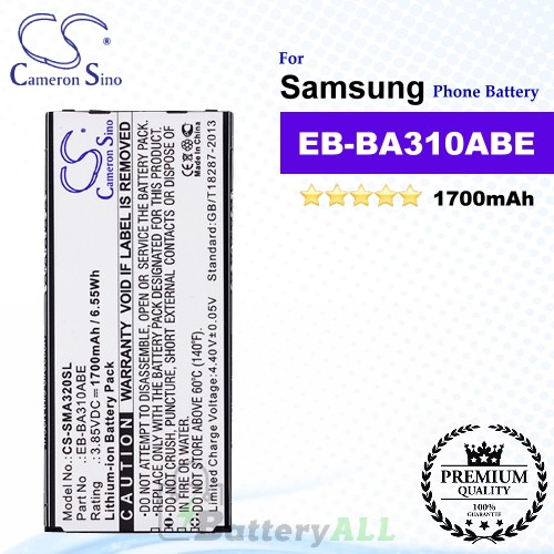 CS-SMA320SL For Samsung Phone Battery Model EB-BA310ABE / GH43-04562A