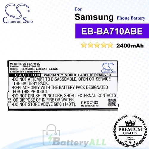 CS-SMA710SL For Samsung Phone Battery Model EB-BA710ABE