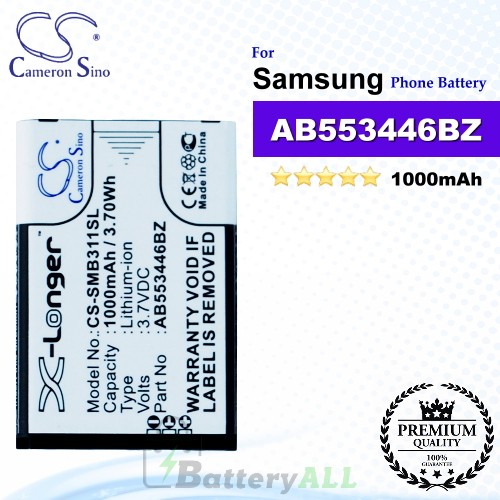 CS-SMB311SL For Samsung Phone Battery Model AB553446BZ