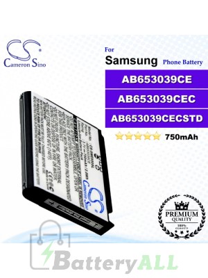 CS-SME950SL For Samsung Phone Battery Model AB653039CE / AB653039CEC / AB653039CECSTD