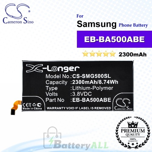 CS-SMG500SL For Samsung Phone Battery Model EB-BA500ABE / GH43-04337A