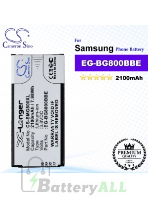 CS-SMG800XL For Samsung Phone Battery Model EB-BG800BBE / EG-BG800BBE