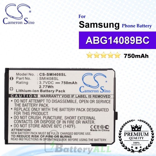 CS-SMI408SL For Samsung Phone Battery Model ABG14089BC