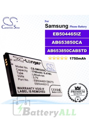 CS-SMI520XL For Samsung Phone Battery Model EB504465YZ / EB504465IZ / EB504465YZBSTD