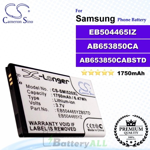 CS-SMI520XL For Samsung Phone Battery Model EB504465YZ / EB504465IZ / EB504465YZBSTD