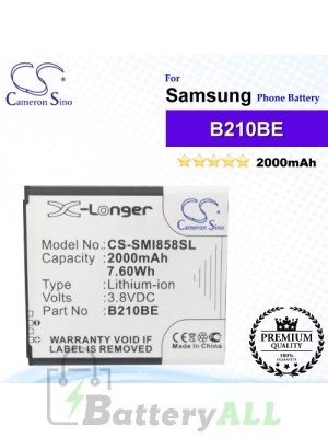 CS-SMI858SL For Samsung Phone Battery Model B210BC / B210BE / B210BU