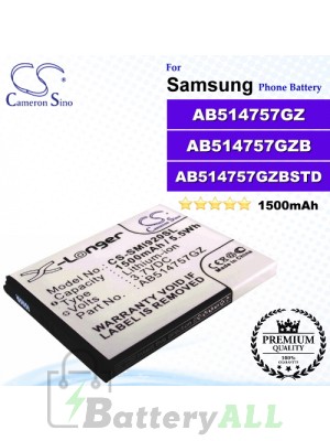 CS-SMI920SL For Samsung Phone Battery Model AB514757GZ / AB514757GZB / AB514757GZBSTD