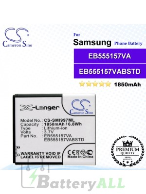 CS-SMI997ML For Samsung Phone Battery Model EB555157VA / EB555157VABSTD