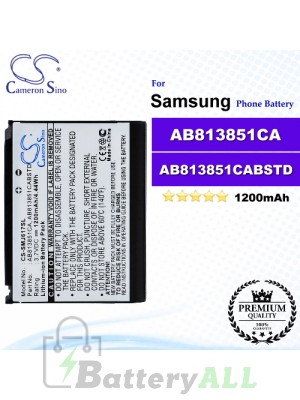 CS-SMJ617SL For Samsung Phone Battery Model AB813851CA / AB813851CABSTD