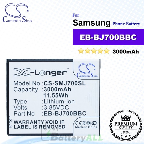 CS-SMJ700SL For Samsung Phone Battery Model EB-BJ700BBC / EB-BJ700CBE