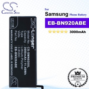 CS-SMN920XL For Samsung Phone Battery Model EB-BN920ABE