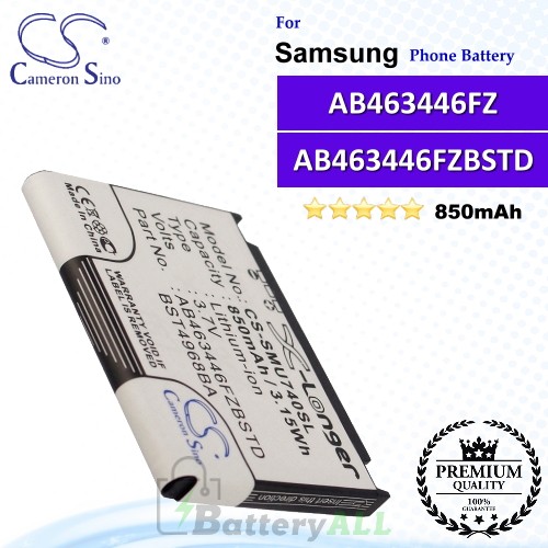 CS-SMU740SL For Samsung Phone Battery Model AB463446FZ / AB463446FZBSTD / BST4968BA
