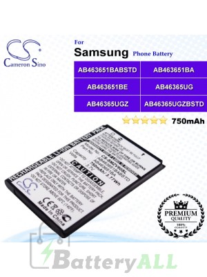 CS-SMZV60SL For Samsung Phone Battery Model AB463651BA / AB463651BABSTD / AB463651BE / AB46365UG