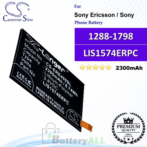 CS-ERE400SL For Sony Ericsson / Sony Phone Battery Model 1288-1798 / LIS1574ERPC