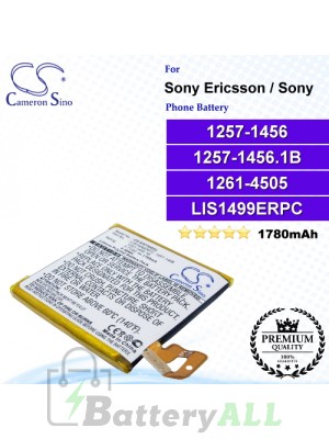 CS-ERT300SL For Sony Ericsson / Sony Phone Battery Model 1257-1456 / 1257-1456.1B / 1261-4505 / 1261-4505.1A / LIS1499ERPC