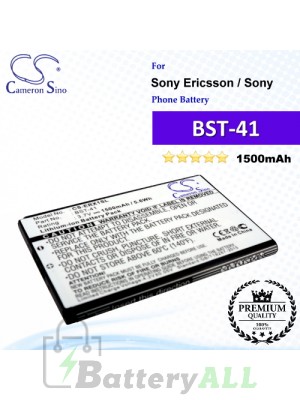 CS-ERX1SL For Sony Ericsson / Sony Phone Battery Model BST-41