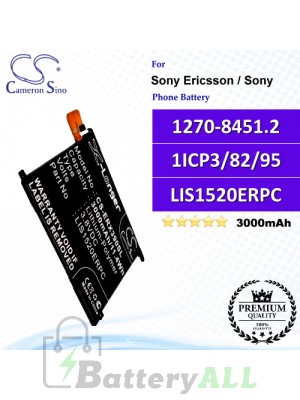 CS-ERX390SL For Sony Ericsson / Sony Phone Battery Model 1270-8451.2 / 1ICP3/82/95 / LIS1520ERPC