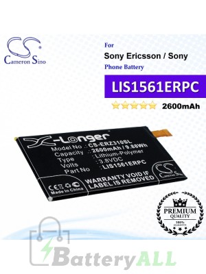 CS-ERZ310SL For Sony Ericsson / Sony Phone Battery Model LIS1561ERPC