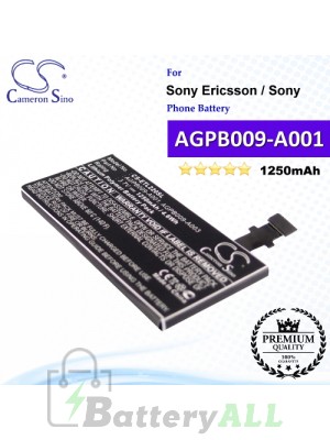 CS-ETL220SL For Sony Ericsson / Sony Phone Battery Model AGPB009-A001