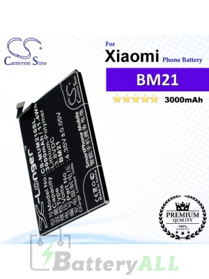 CS-MUM210SL For Xiaomi Phone Battery Model BM21