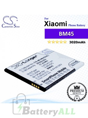 CS-MUM450XL For Xiaomi Phone Battery Model BM45