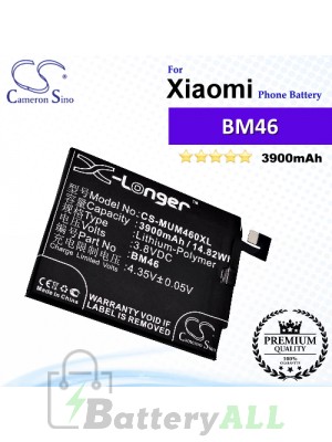 CS-MUM460XL For Xiaomi Phone Battery Model BM46