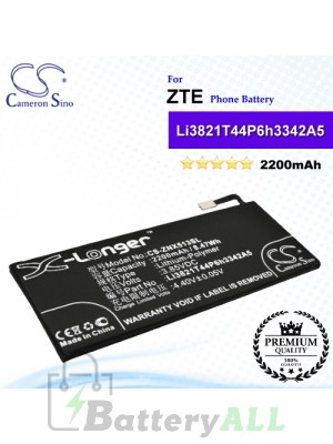 CS-ZNX513SL For ZTE Phone Battery Model Li3821T44P6h3342A5