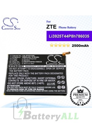 CS-ZTA910SL For ZTE Phone Battery Model Li3925T44P8h786035