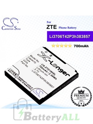 CS-ZTD180SL For ZTE Phone Battery Model Li3706T42P3h383857