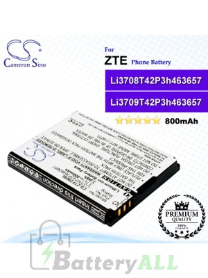 CS-ZTF290SL For ZTE Phone Battery Model Li3709T42P3h463657 / Li3708T42P3h463657