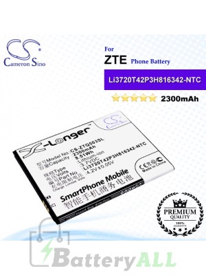 CS-ZTQ503SL For ZTE Phone Battery Model Li3720T42P3H816342 / Li3720T42P3H816342-NTC