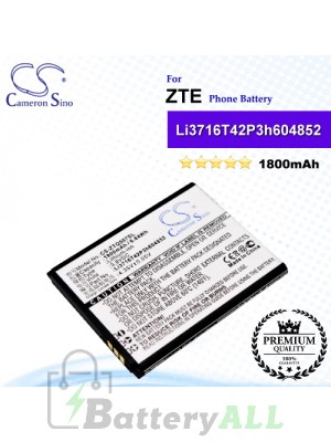 CS-ZTQ507SL For ZTE Phone Battery Model Li3716T42P3h604852