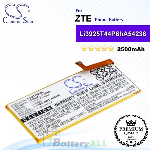 CS-ZTT920SL For ZTE Phone Battery Model Li3925T44P6hA54236