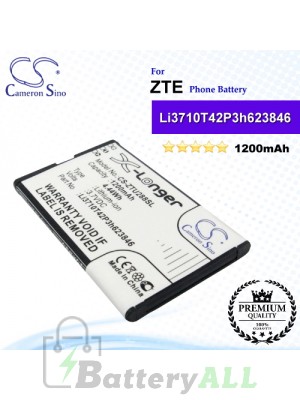 CS-ZTU288SL For ZTE Phone Battery Model Li3710T42P3h623846