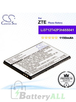 CS-ZTU790SL For ZTE Phone Battery Model Li3712T42P3h655041