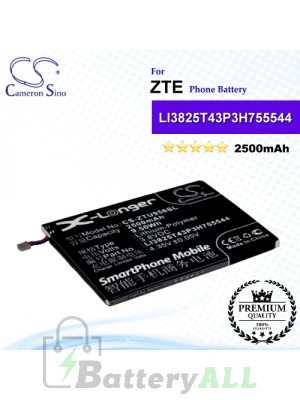 CS-ZTU956SL For ZTE Phone Battery Model LI3825T43P3H755544