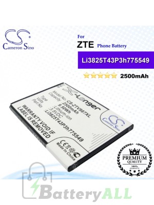 CS-ZTV987XL For ZTE Phone Battery Model Li3825T43P3h775549