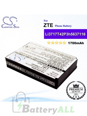 CS-ZTX185SL For ZTE Phone Battery Model Li3717T42P3h5637116