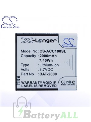 CS Battery for Acer BAT-2000 / Acer Liquid C1 Battery PHO-ACC100SL