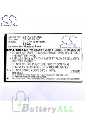 CS Battery for Acer Liquid Gallant Duo E330 / Liquid Mini C4 Battery PHO-ACE310SL