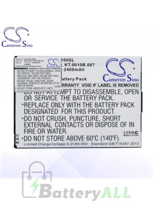 CS Battery for Acer BAT-H10 / KT.0010B.007 Battery PHO-ACX100SL