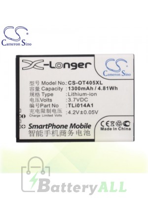 CS Battery for Alcatel OT-4010X / OT-4012 / OT-4012A / OT-4027A Battery PHO-OT405XL