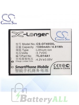 CS Battery for Alcatel OT-4035A / OT-4035D / OT-4035X / OT-4035Y Battery PHO-OT405XL