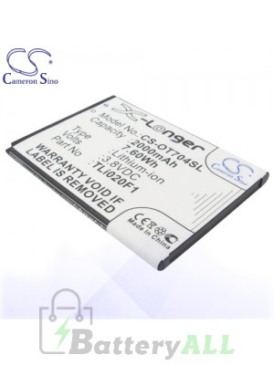 CS Battery for Alcatel TLi018B2 / TLi019B1 / TLi019B2 / TLi020F1 Battery PHO-OT704SL