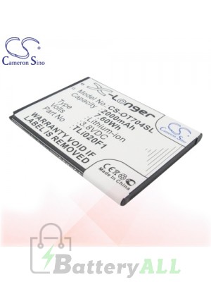 CS Battery for Alcatel OT-A564 / OT-A564c / Pixi U5 / U5 Battery PHO-OT704SL