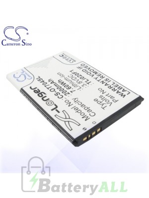 CS Battery for Alcatel TLi020F2 / TLi020G1 / 5044D / 5044W / 5044Y Battery PHO-OT704SL