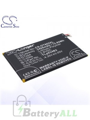 CS Battery for Alcatel Hero N3 / OT-7050 / One Touch Pop S9 Battery PHO-OT802XL