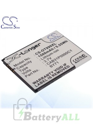 CS Battery for Alcatel OT-4020 / OT-4020A / OT-4020D / OT-4020E Battery PHO-OT990XL