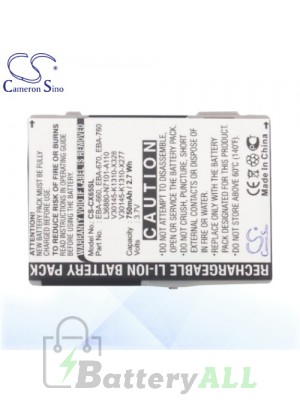 CS Battery for Siemens C65 / C65v / C66 / C70 / C71 / C72 / C75 Battery PHO-CX65SL